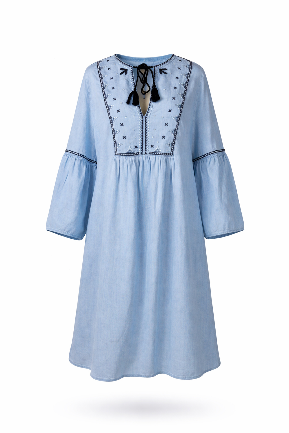 Chambray Charm Dress