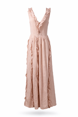 V-Ruffled Dress