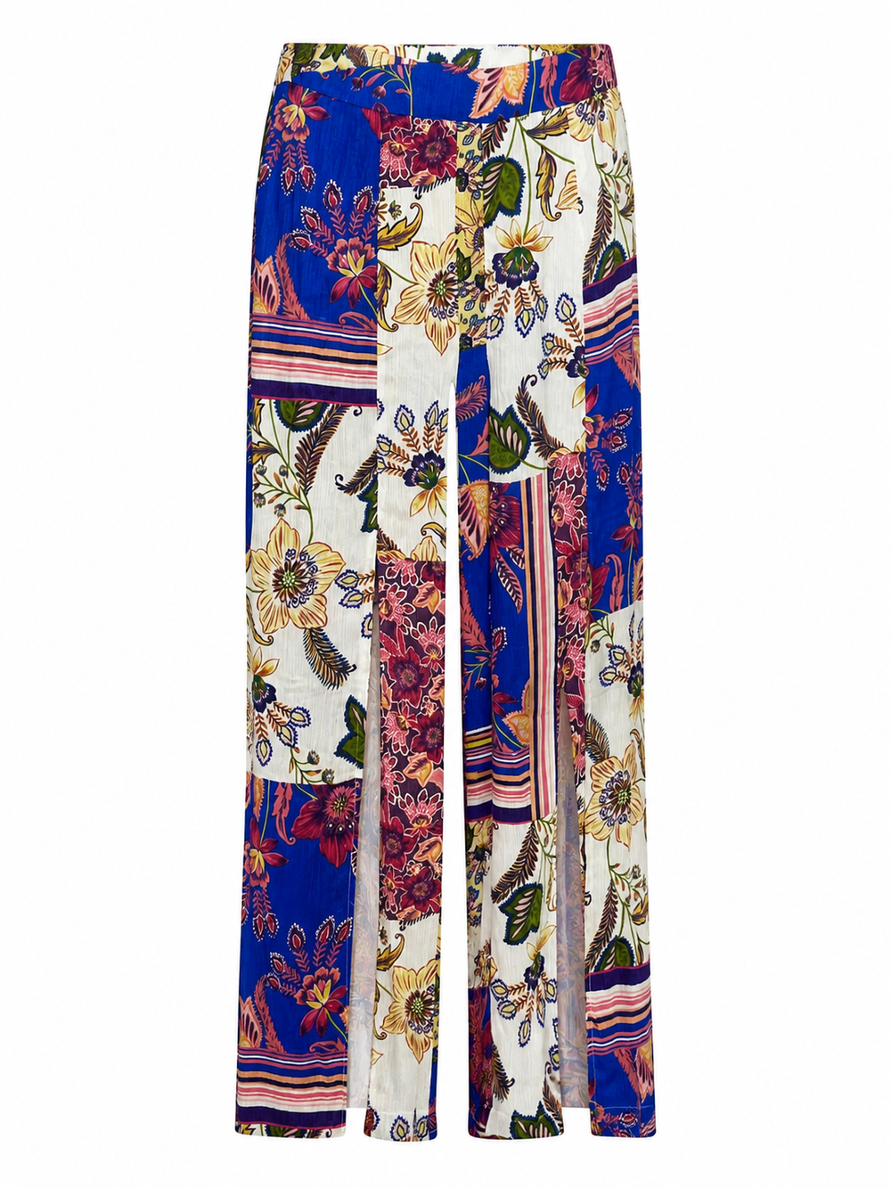 Floral Patchwork Pants