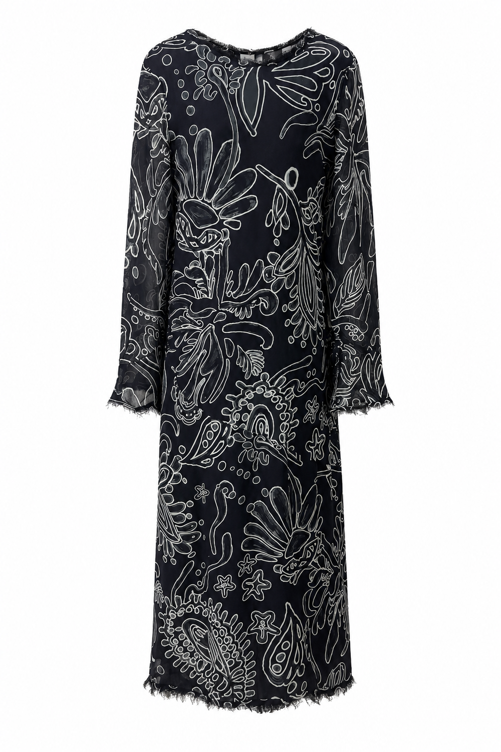 Black Printed Dress