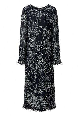 Black Printed Dress