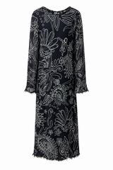 Black Printed Dress