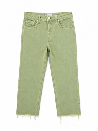 Pastel Straight-Leg Jeans