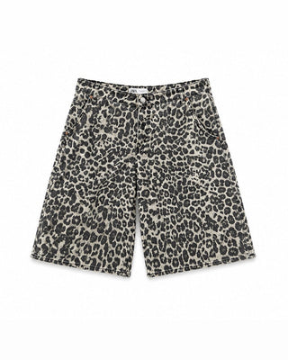 Leopard Bermuda Shorts